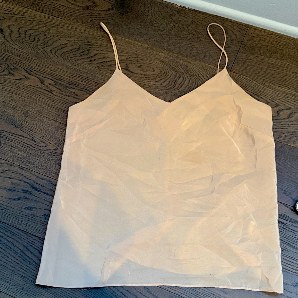 DESIGNER VINTAGE Amanda Uprichard Cream/Pink Camisole Top